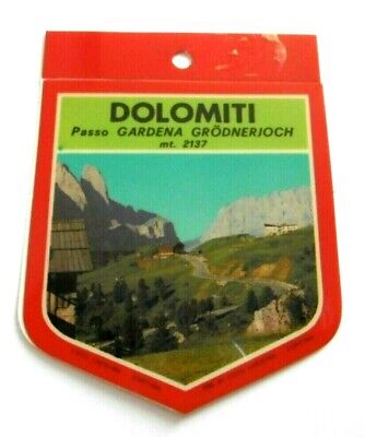 Adige Souvenir-Aufkleber Alto Adige Trentino Bolzano Italia 8 CM Sole 80er Oldtimer 