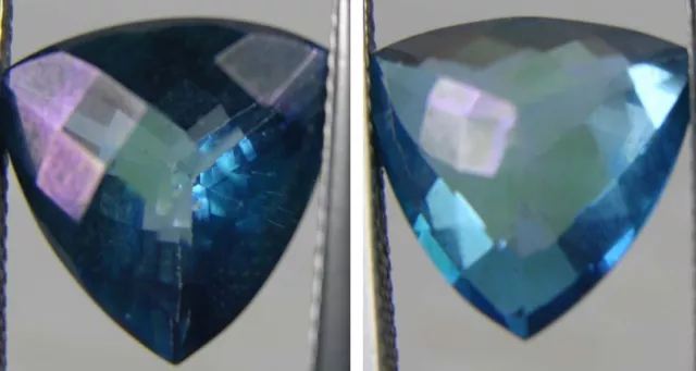 Brazil Natural Blue Trillion Cut Clean Topaz Facet Gemstone 6.70Ct or 1.30g