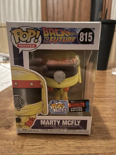@ Funko Pop! Back to the Future 815 Marty McFly Radiation Suit NYCC Exclusive!