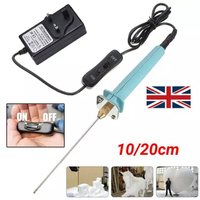 UK Plug Electric Foam Cutter Pen Polystyrene Hot Wire Styrofoam Cutting Pen Tool