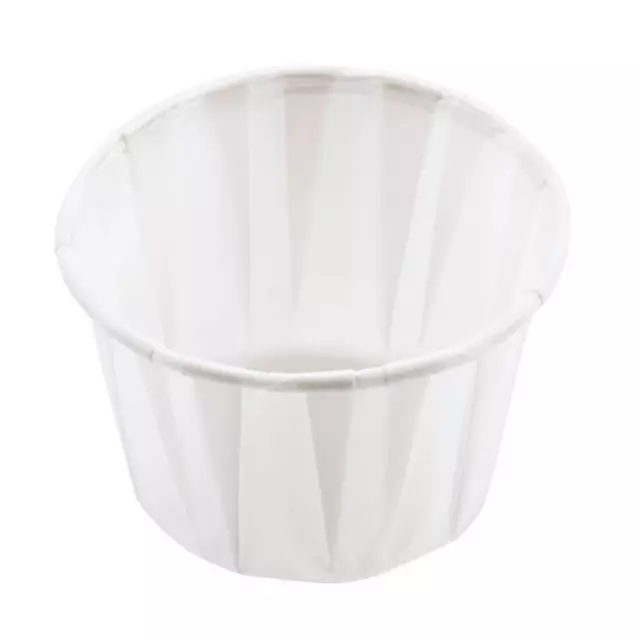 Genpack Compostable 4oz Paper Souffle Cup Portion Pots, Paper Ramekin Sauce Pots