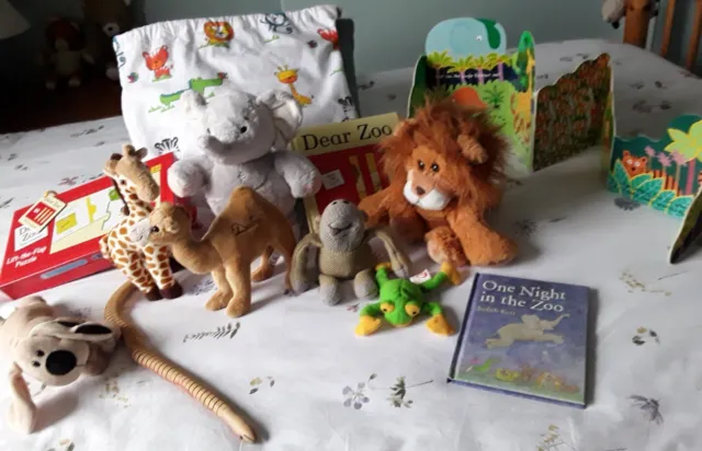 Dear Zoo Book And Toys Story Sack Teacher Resource EYFS Childminding VGC