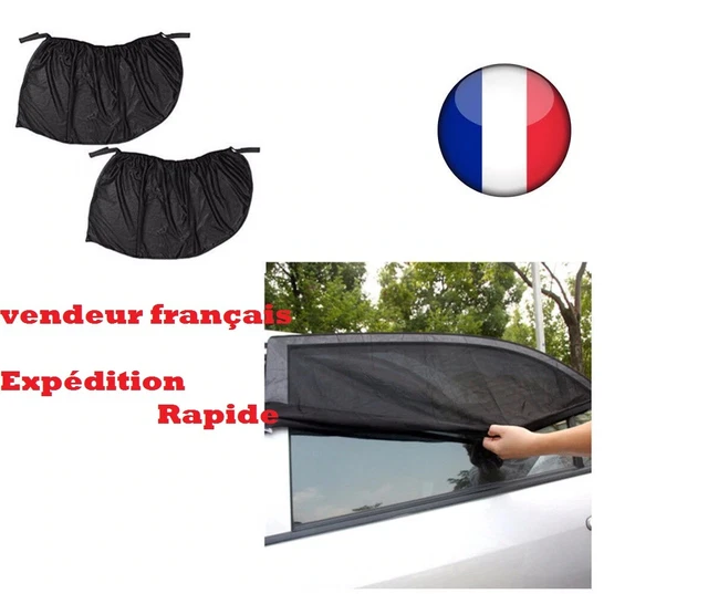 Lot De 4 Chaussettes Pare-Soleil Voiture En Maille Respirante – Protection UV, Anti-Chaleur Et Intimité, Universel Pour Berlines & SUV