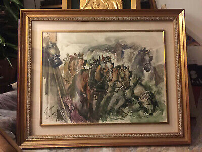Dipinto Acquerello Veduta Romana Di Aldo Raimondi Arte Contemporanea 