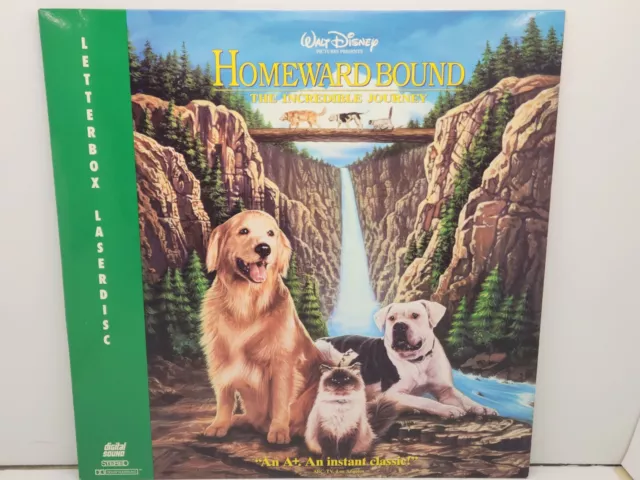 WALT DISNEY HOMEWARD Bound The Incredible Journey Laserdisc LD ...