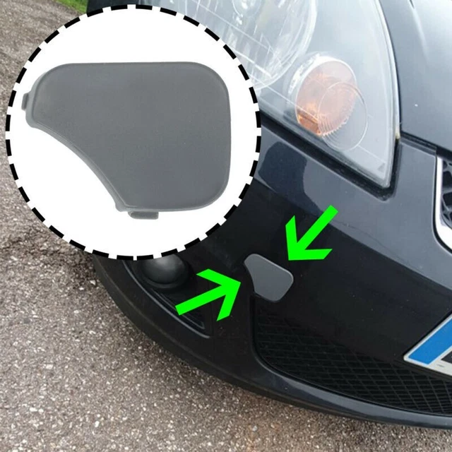 Cache De Crochet De Remorquage Pour BMW Série 3 E90/E91 – Référence 51117207299 – Pare-chocs Avant Gris Argenté