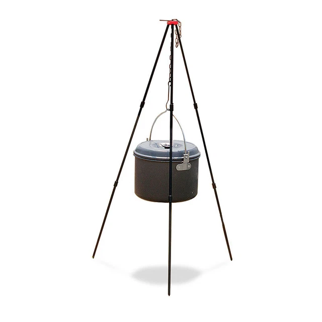 BBQ Dreibein Gestell Outdoor Camping Picknick Stativ Faltbar Kochtopfhalter DE