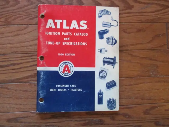 1966 Edition Atlas Ignition Parts Catalog and TUNE-UP SPECIFICATIONS...127pgs