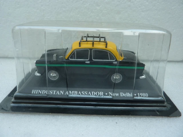Ixo ? Pour Presse Hindustan Ambassador 1980 Taxi New Delhi Neuf En Blister Serti