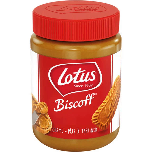 Lotus Biscoff spalmato Classico, crema biscotti al caramello, 400 g