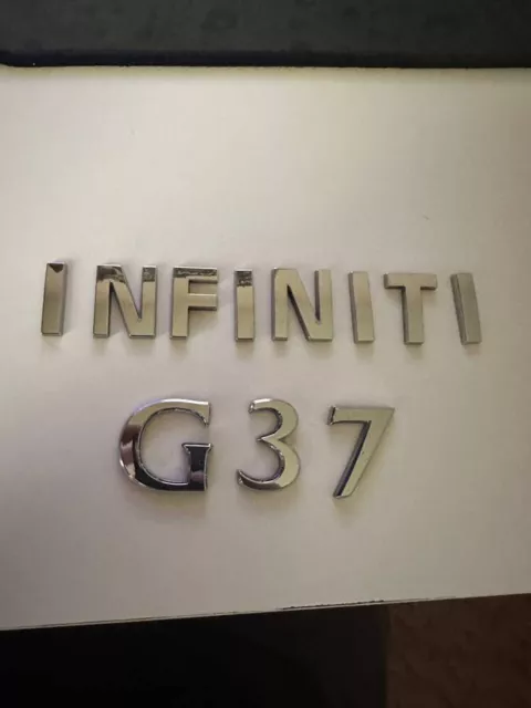 ✅ 2008-2020 Infiniti G37 Q60 Coupe Rear Trunk Lid Emblem Genuine Oem