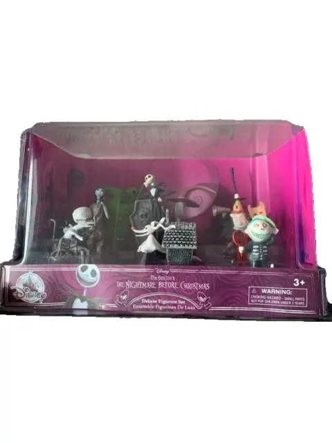 Disney Official Store The Nightmare Before Christmas Deluxe Figurine Figures Set