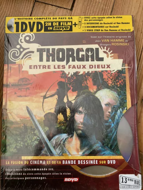 Bande dessinée Thorgal Entre les faux dieux Livre + DVD