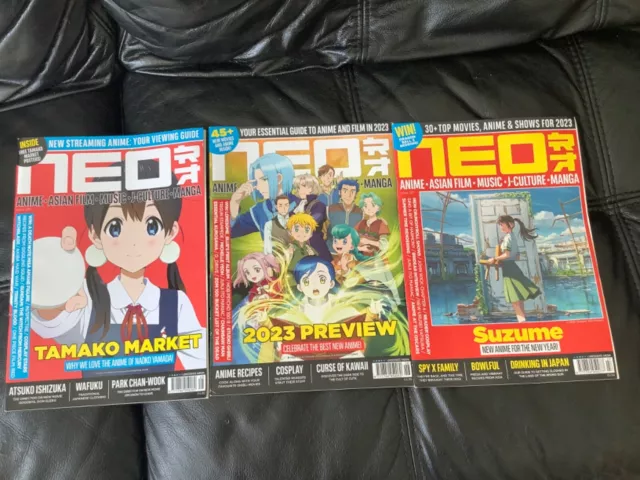 NEO ANIME MANGA Magazin x 3 Ausgaben 225,226 & 227 inkl. Poster