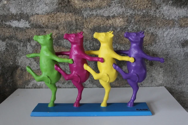 KARE DESING vache danseuse de couleurs deco