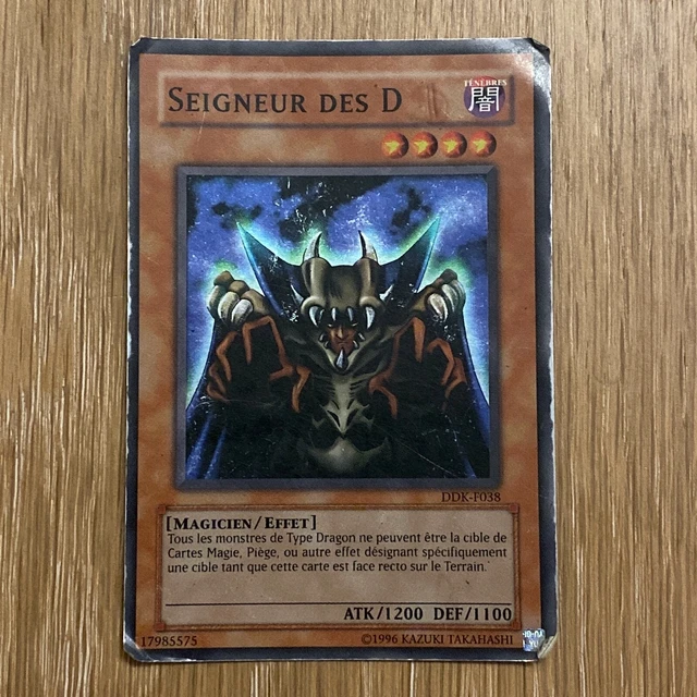 Carte Yu Gi Oh Seigneur Des D  VENDRE! - PicClick FR