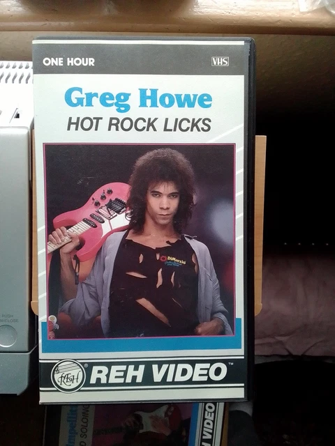 GREG HOWE REH Hot Rock Licks Guitar Instruction VHS £130.48