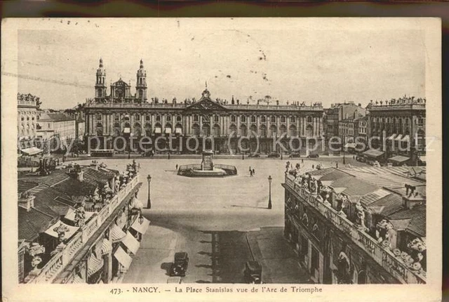 11520102 Nancy Lothringen La Place Stanislas vue de l'Arc de Triomphe Nancy
