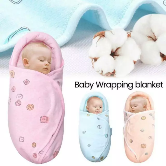 Babydecke Schlafsack Wickeldecke Pucksack Swaddle Babyschale Einschlagdecke G1