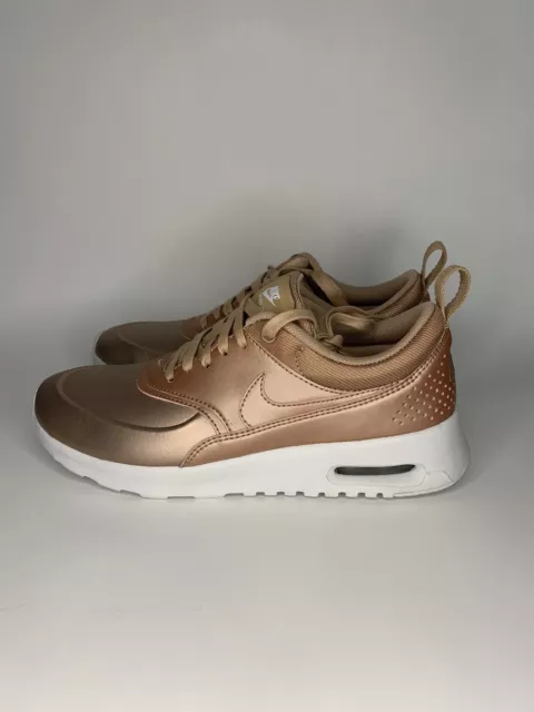 NEW Nike Air Max Thea SE Women US 6.5 Metallic Rose Running Gold 861674-902