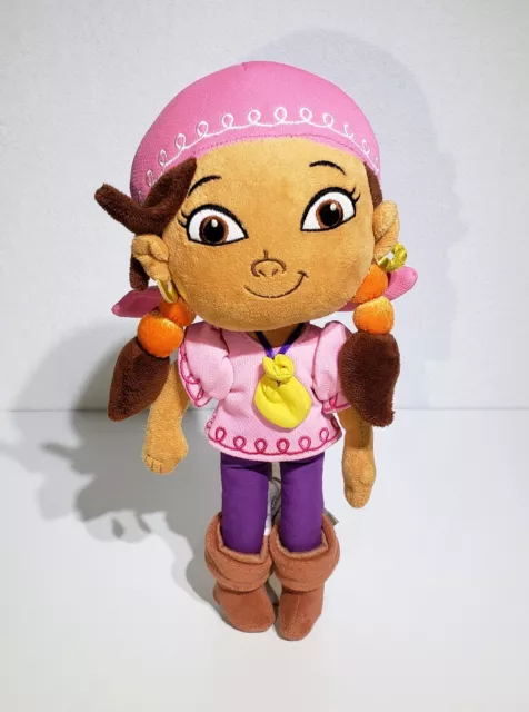 Disney Store Jake & The Neverland Pirates IZZY Stuffed Plush Toy Doll 12" - EUC
