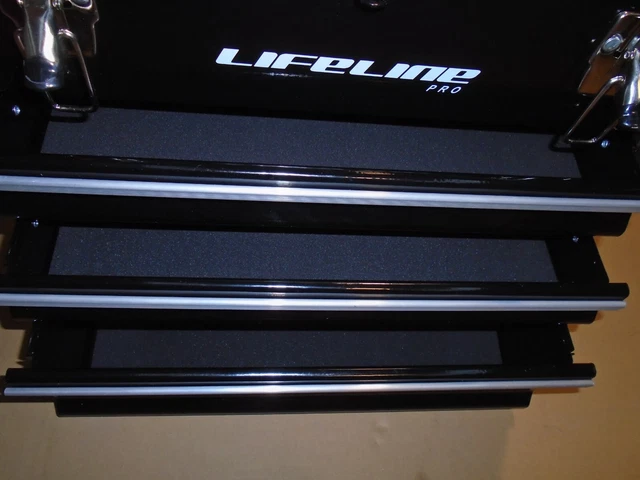 LifeLine  Pro 3 Drawer Work Station  BLACK ! 5