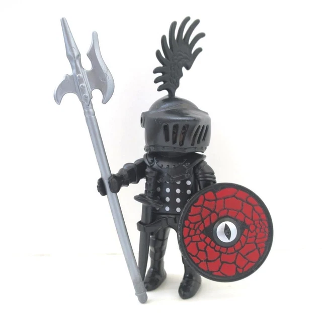 PLAYMOBIL 4440 5803 CHEVALIER CHATEAU FORT DU LOUP ROUGE MOYEN AGE