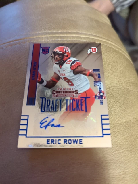 2015 Panini Contenders Draft Picks College Draft Ticket Blue Foil #251 Eric Rowe