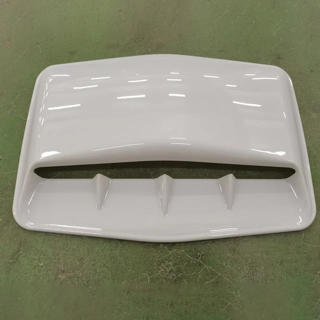 Hochwertige Auto Luftzufuhrhaube mit universellem Auto Luftventil GLOSS White