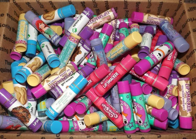 300 x LIP SMACKER Lip Balm ~ ASSORTED FLAVORS ~ WHOLESALE Lot of 300