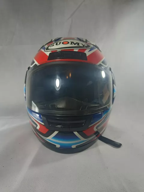 Suomy Gunwind Troy Bayliss Infostrada Ducati WSBK Race Replica Motorcycle Helmet 2