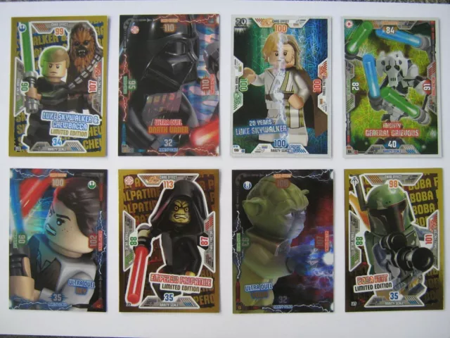 Lego Star Wars Series 2 Pick Limited Edition Ultra Duel Foil & Regular cards New