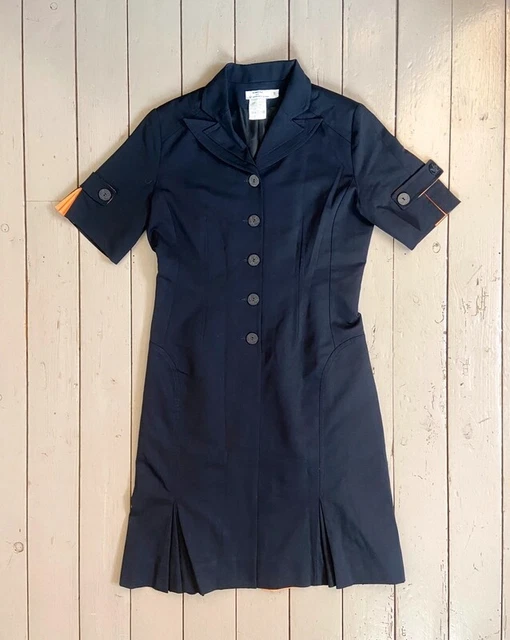 Robe Marinière ATMOSPHERE Noir Et Blanc, Taille 36 - Occasion En Très Bon état
