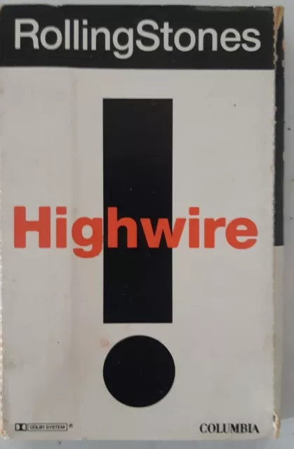 Rolling Stones Highwire Cassette Tape Features Highwire-2000 Light Years From Ho