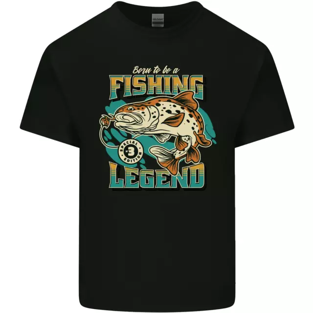 Fishing Legend Funny Fisherman Mens Cotton T-Shirt Tee Top