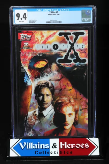 X-Files #2 ~ CGC 9.4 ~ Topps Comics (1995)
