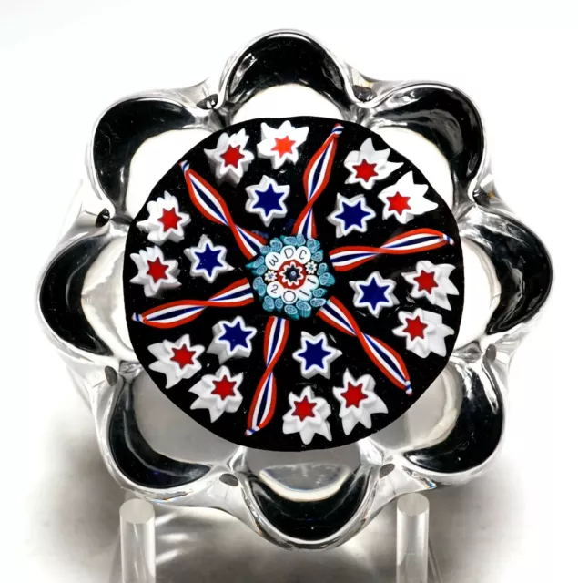 Special Peter McDougall Small Daisy Millefiori Paperweight - 2011 PCA Convention