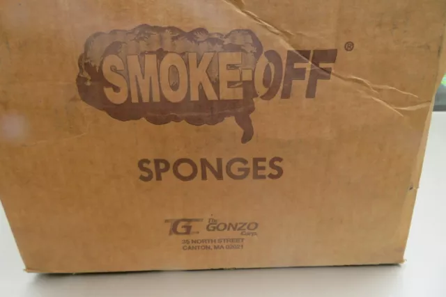 The Gonzo Corp. 3" x 6" Smoke and Soot Dry Cleaning Sponge