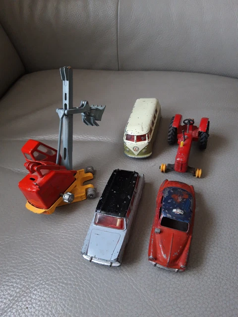 Lot danciennes voitures, Matchbox + Corgi Juniors Whizzwheels, vintage