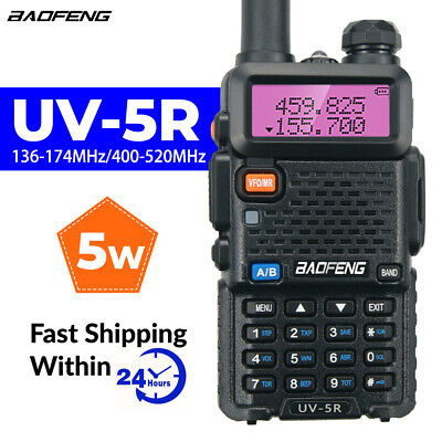 BAOFENG X5 PLUS V/UHF CASQUE À MAIN DEUX VOIES RADIO DOUBLE BANDE WALKIE TALKIE TRANSCEIVER 