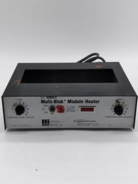 Lab Line Instruments H2025-5 Multi-Block Module Heater Tested