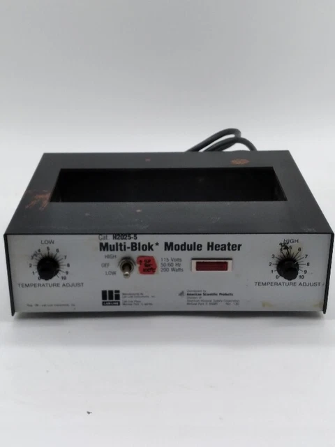 Lab Line 259 LAB LINE INSTRUMENTS H2025-5 Multiblock Modul Heizung Getestet EUR 166 ...