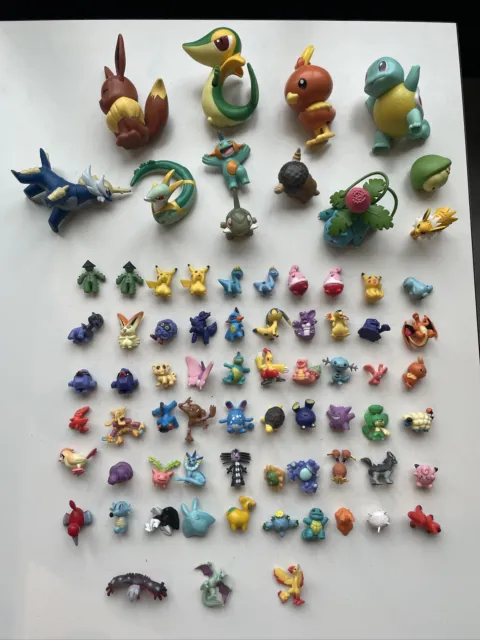 Lot de 75 Figurines Pokémon Tomy, McDonalds, Bandai...