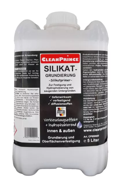 Imprimación de silicato imprimación de silicato 5 litros imprimación de silicato lista para usar
