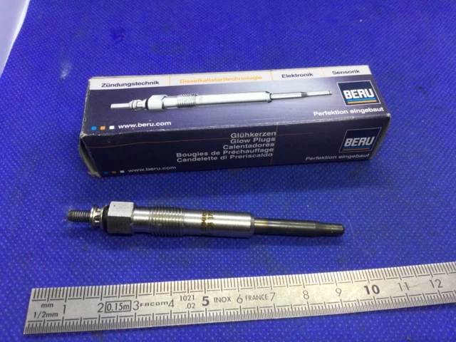 Bougies De Préchauffage BERU GN060 - Lot De 10 - 11V - Compatible SsangYong Rexton, Kyron, Rodius (2.7 Xdi, Etc.) - 2