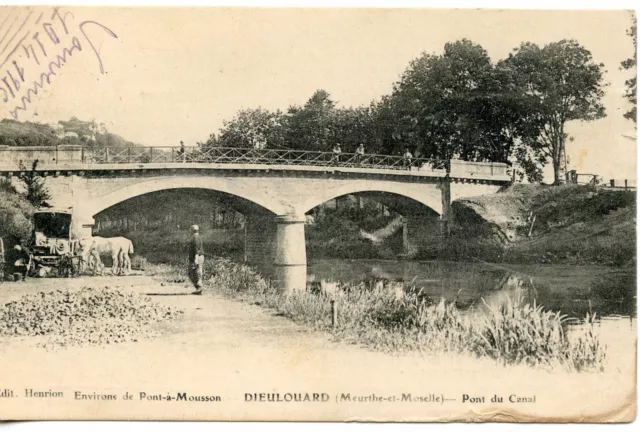 Postcard / Godlouard Canal Bridge