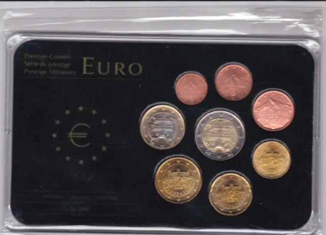 SLOWAKEI,  Kursmünzsatz 2009/10, Prestige Coinset, Limitiert,  Europa