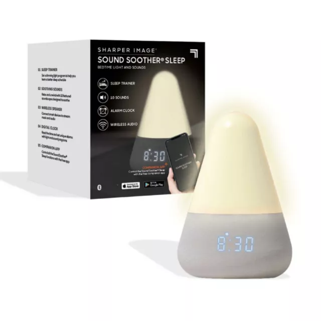 Sharper Image Sound Soother Intelligent Sleep Trainer & Aide, Bluetooth Speaker