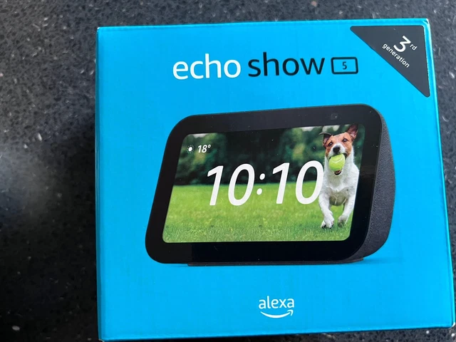 AMAZON ECHO SHOW 5 (3rd Gen.) Smart Display Speaker - Charcoal £55.00 ...