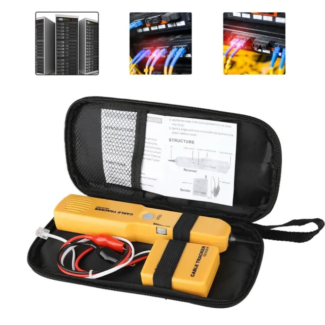 Portable Network Cable Tester for Network Cables Accurate Wire Tracing Solution